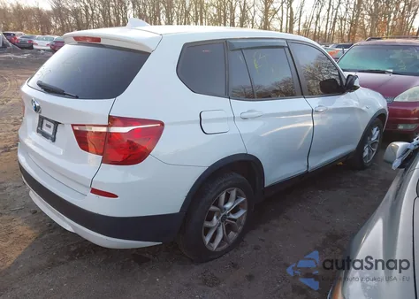 2014 BMW X3 xDrive35I z USA, uszkodzony, nr VIN 5UXWX7C51EL983880